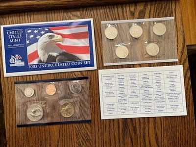 2003 U.S. Mint Uncirculated Set w/10 State Quarters - Ready for Your Collection - Image 1 of 4