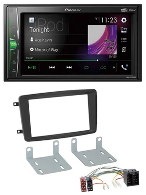Pioneer 2DIN MP3 DAB USB Bluetooth Autoradio für Mercedes C-Klasse CLK Viano Vit - Bild 1 von 4