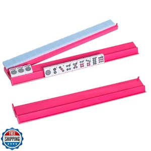 4 PIEZAS Bastidores de Mahjong con Pulsadores para 166 Azulejos de Mahjong Americanos, Mahjong All-i - Imagen 1 de 5