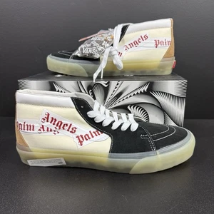Vans Palm Angels Shoes Sk8-Mid Vault Black Chipmunk Unisex Men 10 Women 8.5 - Picture 1 of 15