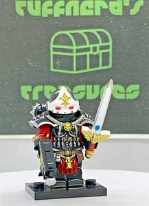 DELUXE Custom PAD Printed LEGO WARHAMMER 40K ADEPTA SORORITAS BATTLE NUN MiniFig - Bild 1 von 12