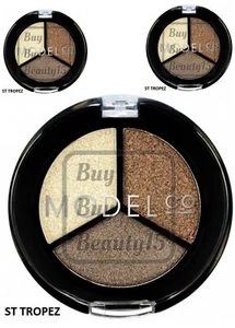 ModelCo Metallic Eyeshadow Trio ( ST TROPEZ ) 3G EACH X 2 FULL SIZE NEW WITH BOX - Picture 1 of 1