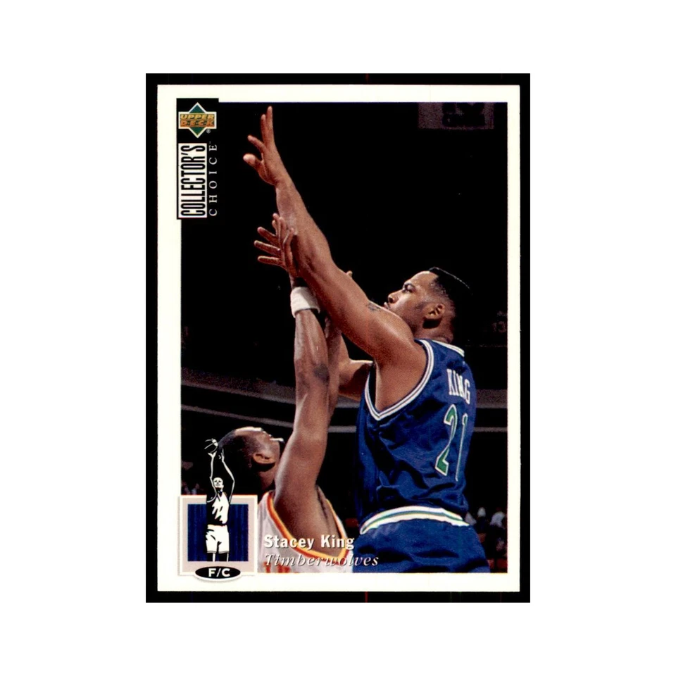 1994 Upper Deck Collectors Choice Stacey King Basketball Cards #28 - Image 1 of 3