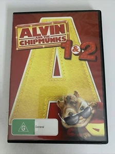 Alvin And The Chipmunks 1 & 2 The Squeakquel (DVD, 2010) Animation Region 4 - Picture 1 of 2