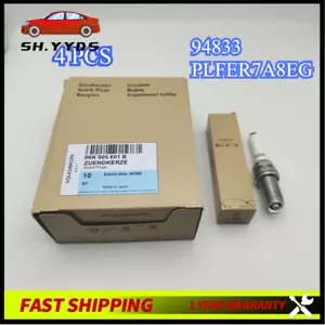 94833 For Audi Q7 VW Jetta Porsche Macan Set of 4 NGK Laser Platinum Spark Plugs - Picture 1 of 6