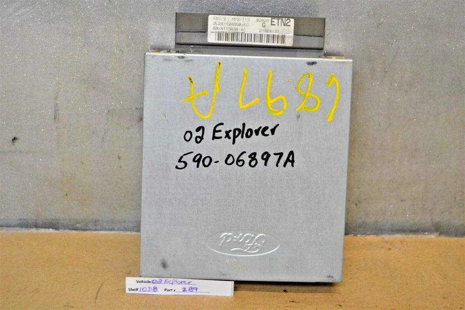 Unidad de control del motor 2L2A12A650EC Ford Explorer Sport 2002 módulo ECU 10D8 289  Foto 1 de 3