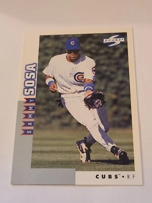 Sammy Sosa 1998 puntaje novato e intercambiado #RT19 Chicago Cubs Foto 1 de 2