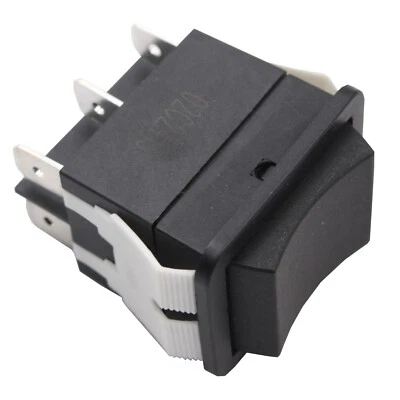HY12-9-3 6Pins Industrial Electric Rocker Switch 1.5 HP 125V Pushbutton Switches - image 1 of 3
