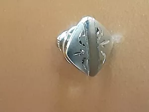 Sterling Theda Silver Lapel Pin 1.5 grams - Picture 1 of 5