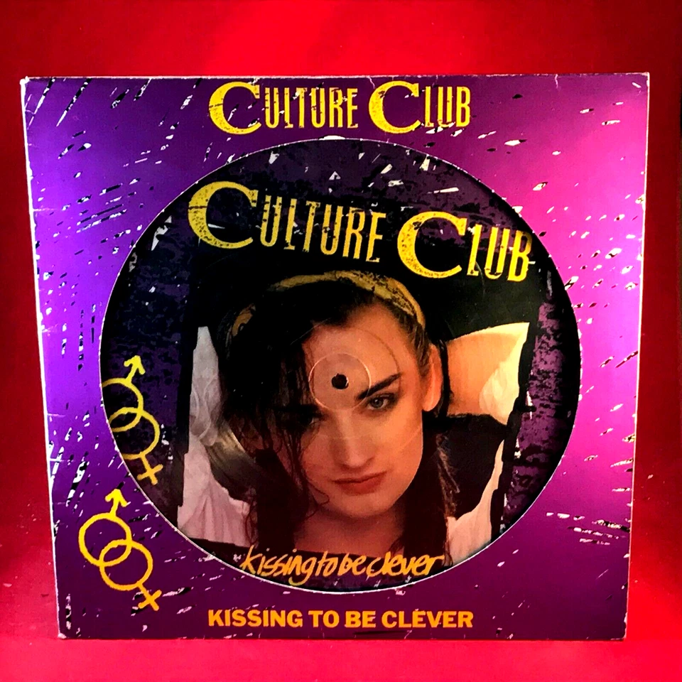 CULTURE CLUB Kissing To Be Clever 1982 UK Vinyl PICTURE DISC LP BOY GEORGE - Image 1 of 4