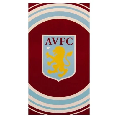 Aston Villa FC Towel Pulse Official Licensed Beach Bath Pool Football New Gift Foto 1 de 3