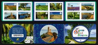 FRANCE, YEAR 2023 COMPLETE MNH BOOKLET OF TOURISM HIKING SITES - Image 1 of 4