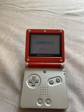 Nintendo GameBoy Advance SP Mario edition Charger And Games