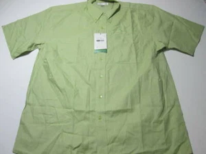 Cutter & Buck Mens Size L Casual Shirt Green Chest Pocket Short Sleeve - Picture 1 of 7