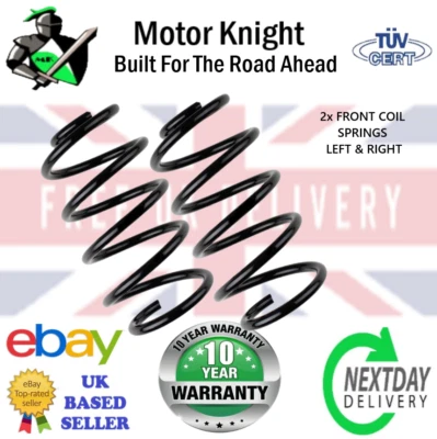 FITS  NISSAN QASHQAI (J11) 1.5 dCi & 1.6 DIG-T 2013-2021 - FRONT COIL SPRINGS x2 - Image 1 of 4