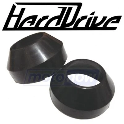 HardDrive Fork Dust Boots for 1974-1977 Harley Davidson FXE Super Glide - gr Foto 1 de 4