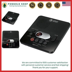 Digital Answering System Black 40 Min Recording Call Screening Remote Access - Zdjęcie 1 z 4