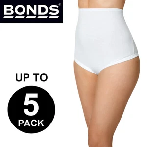 Bonds Cottontails Full Brief Extra Lycra Womens Underwear Undies Panties White - Bild 1 von 10