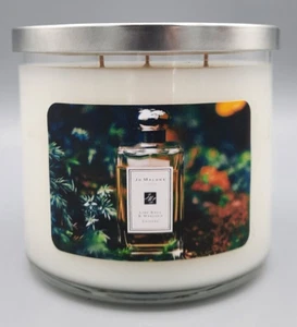 3 COTTON WICK * Lime Basil & Mandarin * SCENTED CANDLE * 16oz * Jo Malone TYPE - Picture 1 of 3