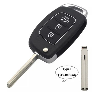 Fits Hyundai 433Mhz TOY40/HY20/HY14 Complete Transponder Remote Key - Picture 1 of 5