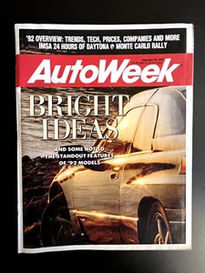 Autoweek 10 de febrero de 1992 Coches de 1992 Revisión Coche de carreras Noticias REVISTA - Imagen 1 de 3