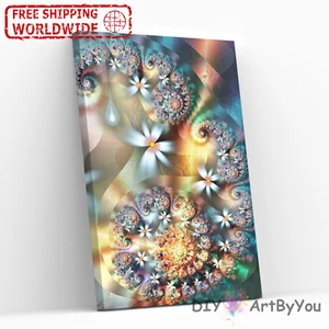 Paint By Numbers Kit Pattern Abstract Home Decor Painting Wall Canvas Art Oil - Picture 1 of 19