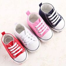 Converse New Born Crib Booties Boys Girls Whie Leather First Star Baby Shoes