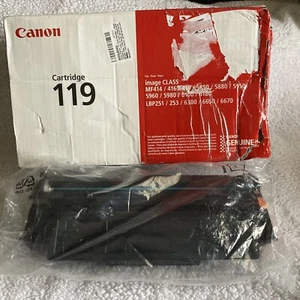 Canon 119 Black Toner Cartridge (3479B001) MF5800/5900/6100 Series Sealed Bag - Zdjęcie 1 z 7