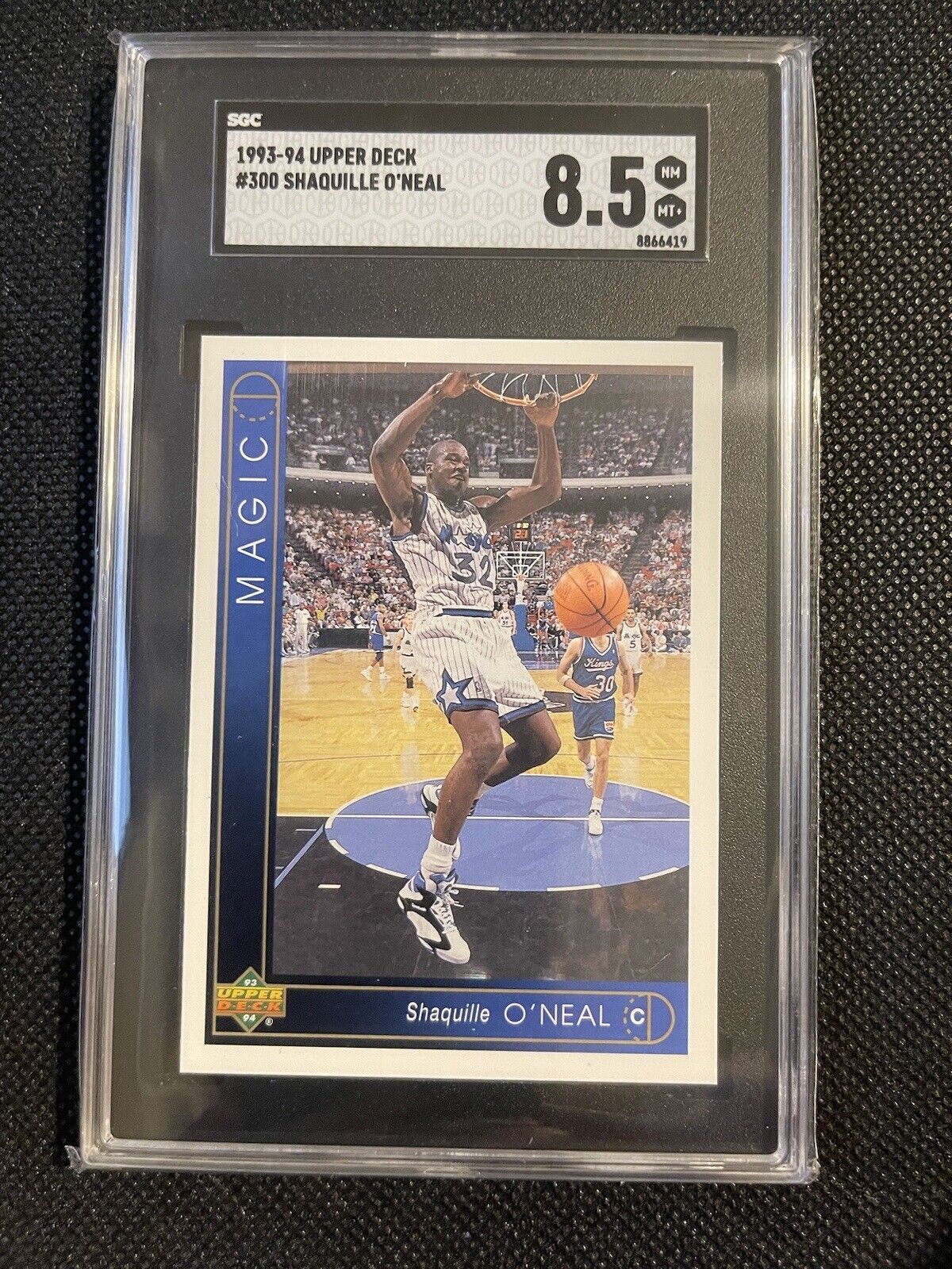 SHAQUILLE O'NEAL 1993-94 Upper Deck Rookie Card  #300 SGC 8.5