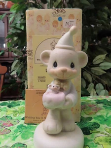 Precious Moments "Wishing You a Happy Bear Hug" Birthday Mouse in cheese "cake" - Picture 1 of 12