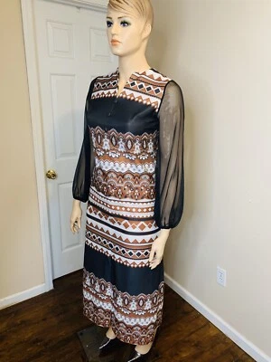 Evening Dress Black/brown - Image 1 of 4