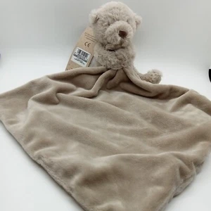 Edredón de felpa suave Marks & Spencer Taupe oso de peluche Doudou 08501929 con etiquetas - Imagen 1 de 4