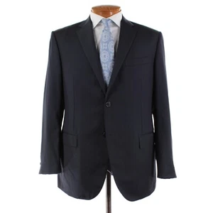 Corneliani NWD 100% Wool Two Piece Suit Size 54R (44R US) In Solid Blue - Picture 1 of 15