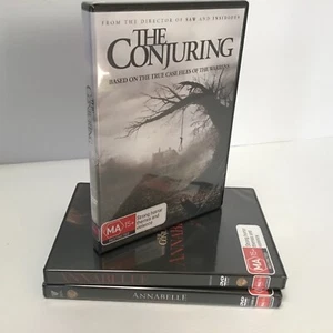 Annabelle, Annabelle Creation and The Conjuring Dvd's Brand New Sealed - Picture 1 of 9