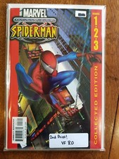 ULTIMATE SPIDER-MAN #1,2,3, COLLECTED EDITION  2ND PRINT 1  BOOK COMIC LOT