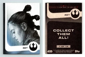 Rey #1 Journey To Star Wars The Last Jedi 2017 Illustrated Character Card - Picture 1 of 1