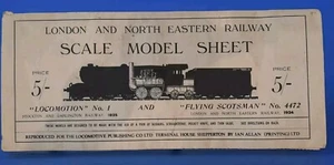 L.N.E.R Scale Model Sheet Circa 1924 Complete. - Picture 1 of 24