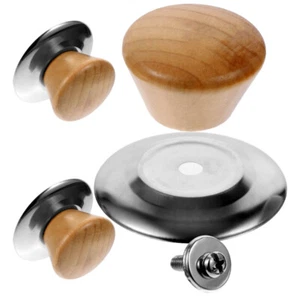 3 Sets Universal Stand-up Pot Lid Handle Replacement Pan Cover Knobs - Picture 1 of 12