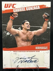 Gabriel Gonzaga 2009 Topps UFC ROOKIE AUTO #FA-GG Heavyweight RC - Foto 1 di 2
