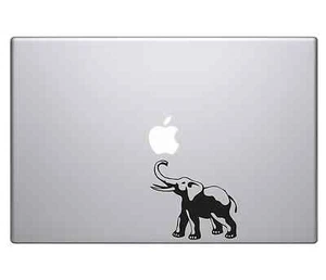 Elephant Decal Vinyl Sticker Skin MacBook Pro Air 13" 15" Sahara Africa Sticker - Picture 1 of 2