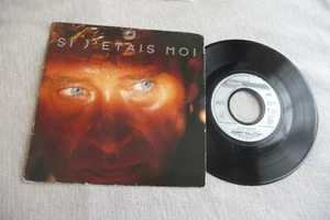 JOHNNY HALLYDAY 45T SI J'ETAIS MOI / L'ETOILE SOLITAIRE. - Imagen 1 de 3