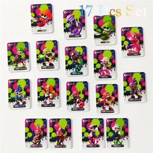 New 17PCS PVC NFC Tag Game Cards Splatoon 2 Octoling Octopus for Switch gift hot