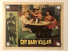 CRY BABY KILLER Original #3 Lobby Card - 1958 - JACK NICHOLSON