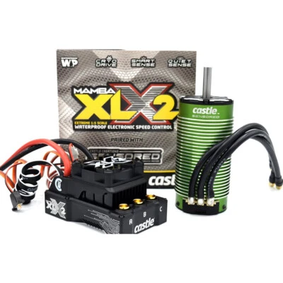 NEW Castle Creations MAMBA XLX2 8S 33.6V ESC with 2028-800KV SENSORED MOTOR - Image 1 of 3