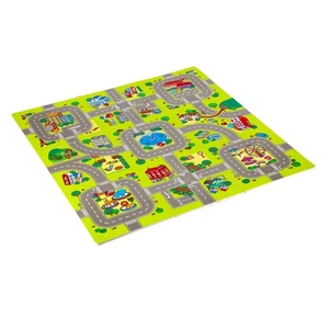 MD02 KINDERMATTE PUZZLE CARS 9 TEILE 90×90 CM NILS FUN - Bild 1 von 7