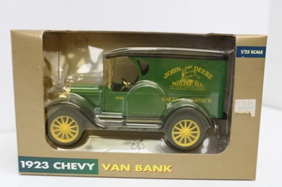 Ertl 1/25 John Deere 1923 Chevy Van Bank, Stk# 5835 - Image 1 of 4
