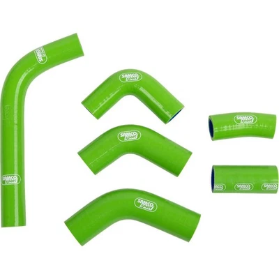 Kit de manguera de radiador Samco Sport Race Fit - verde para Kawasaki KAW-103-GN Foto 1 de 3