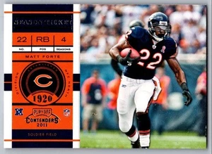 2012 Playoff Contenders Matt Forte Auto Chicago Bears #66 - Picture 1 of 2