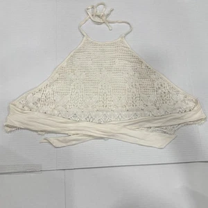 Express Neckholder hinten offen Häkel bauchfreies Oberteil Damengröße Small - Bild 1 von 7