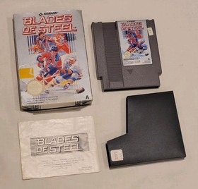 Blades Of Steel Nintendo NES 1985 Boxed Complete Working Rare Good Condition